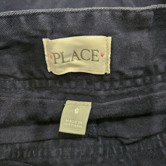 The Children’s Place Girl's Size‎ 6 School Uniform Navy Stretch Pleated Skort - Picture 2 of 4